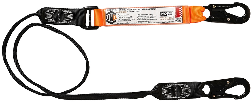 LINQ Webbing Lanyard - Single Leg