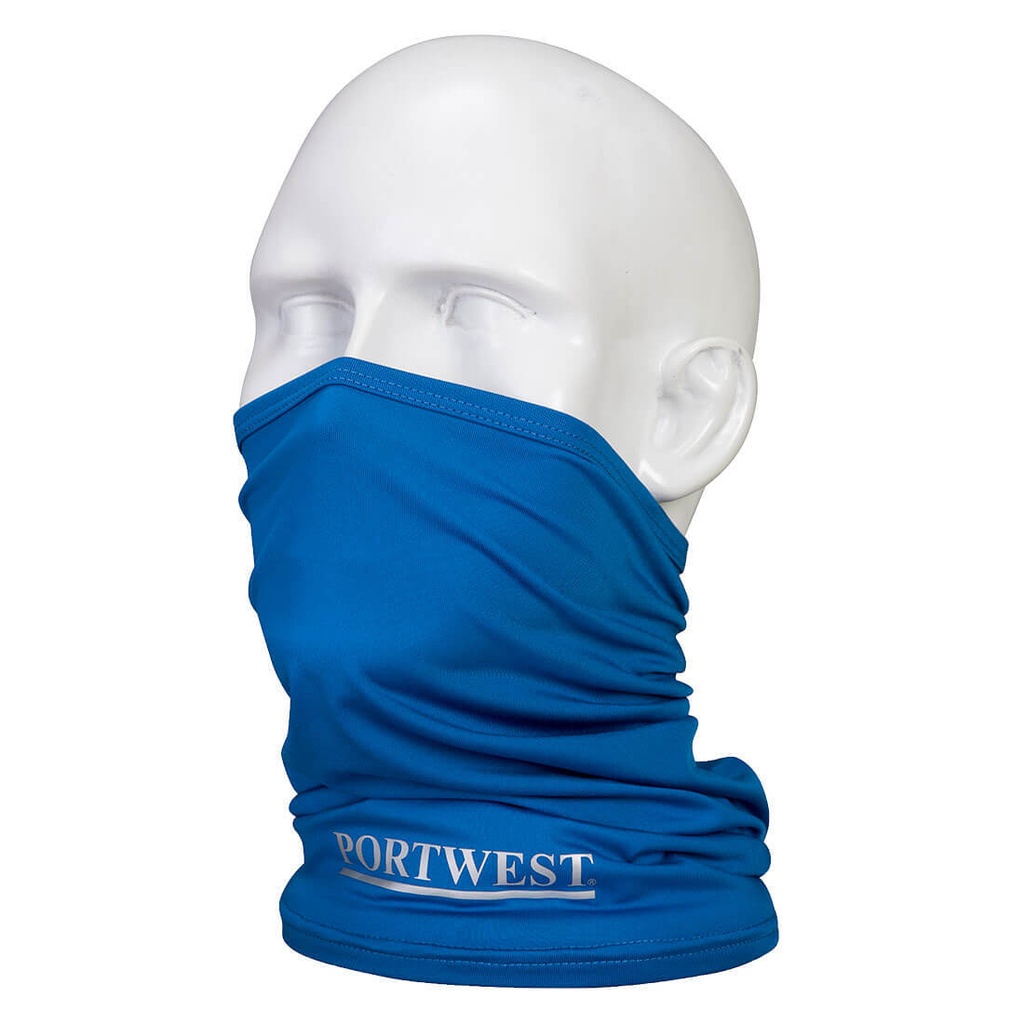 PORTWEST CS25 Anti-Microbial Multiway Scarf, Blue