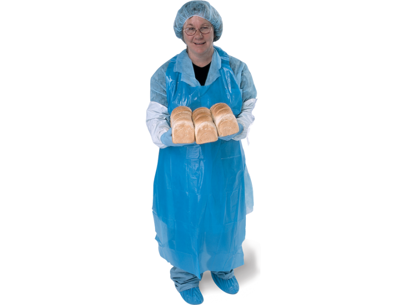 PROVAL Disposable Blue Polyethylene Aprons (50 pieces)
