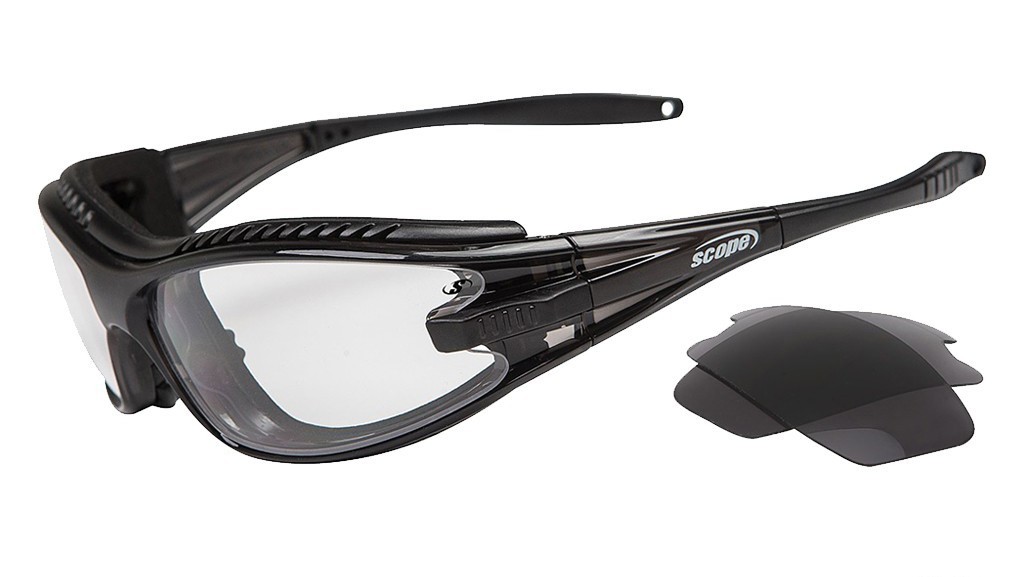 SCOPE 155CS Slide Shield Safety Glasses (Spare Clear Lens)