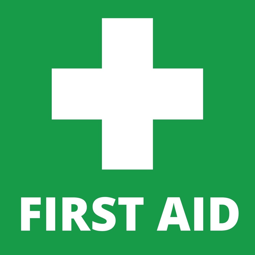 [1010FirstAid] Sticker - First Aid - 100mm x 100mm