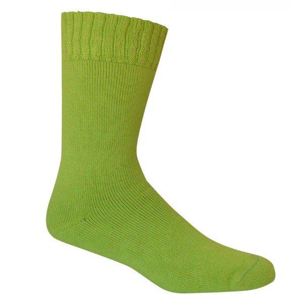 [BT-0406LIME] BAMBOO Extra Thick Work Socks, Lime (MENS 4-6 / WOMENS 6-8)