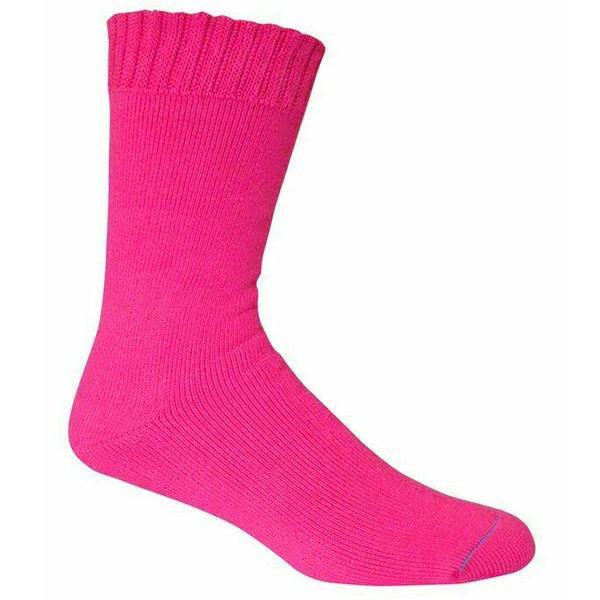 [BT-68PINK] BAMBOO Extra Thick Work Socks, Pink (MENS 4-6 / WOMENS 6-8)