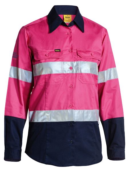[BW-BL6896PN-06] BISLEY BL6896 Women's Taped Shirt (06)
