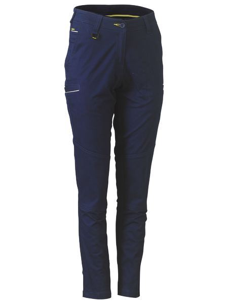 [BW-BPL6015N-06] Navy | BISLEY BPL6015 Womens Cotton Stretch Pants (06)