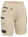 BISLEY BSHL1332 Womens Flx&Move Stretch Zip Cargo Short