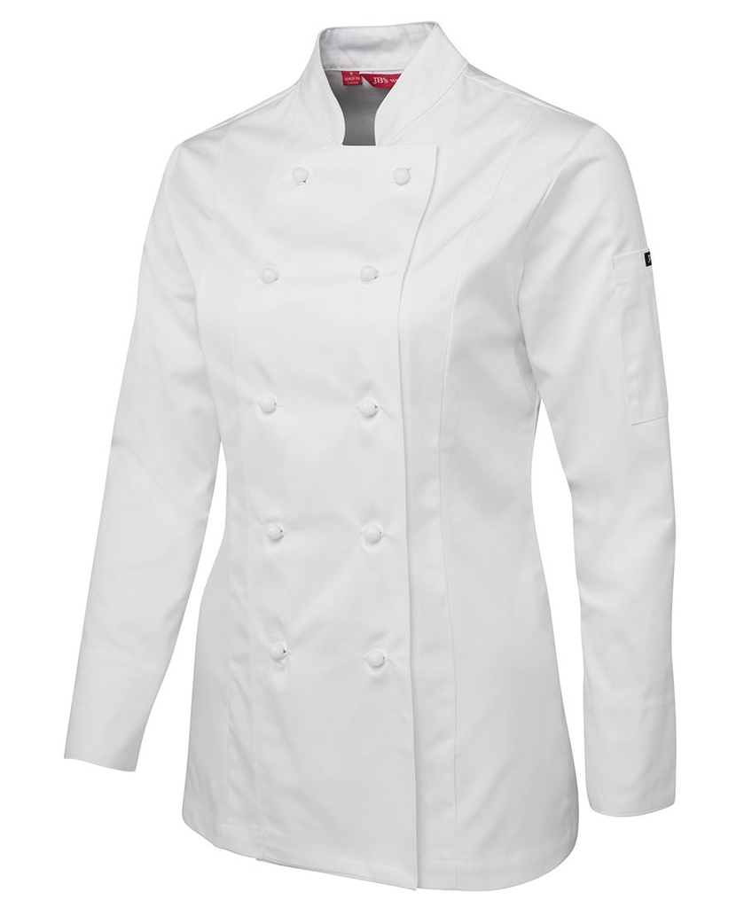 [JBS-5CJ1W08] JB's 5CJ1 Ladies Long Sleeve Chef's Jacket (08)