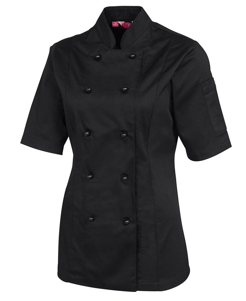 JB's Ladies Short Sleeve Chef's Jacket