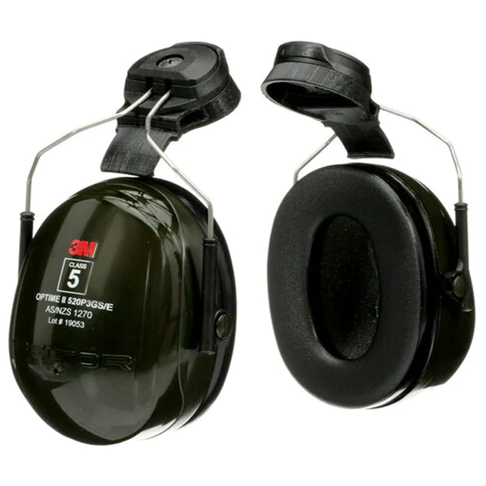Optime II (H520P3GS/E) Hard Hat Earmuffs, Class 5