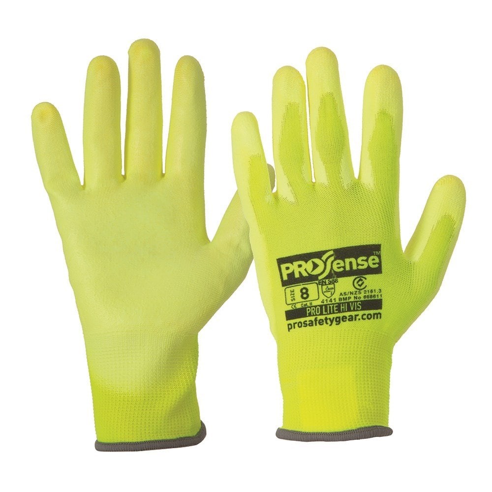 [PC-PUNY-06] PROCHOICE Prosense Prolite HiVis Gloves (Size 6)