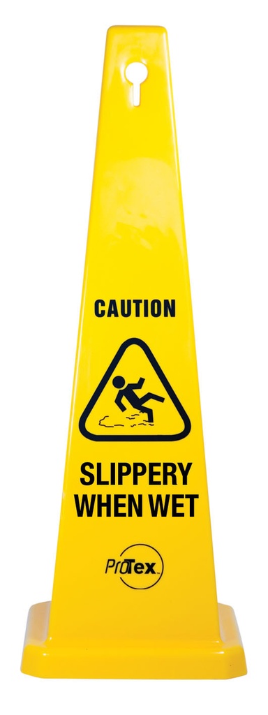 890mm Safety Cone - Slippery When Wet