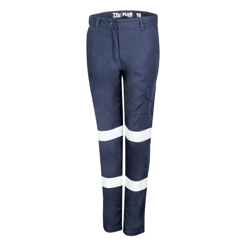 [TRU-DTW1170T2-06] TRU DTW1170T2 Womens Stretch Cargo Bio Motion Pants (06)