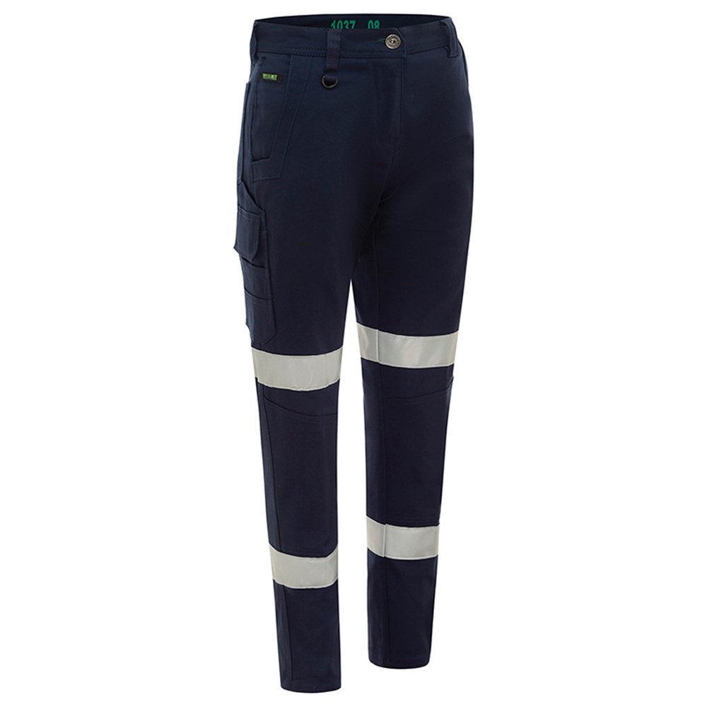 [WW-1037DT-06] WORKIT 1037DT Womens Biomotion Stretch Cargo Pants (06)