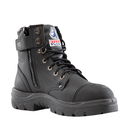 312652 | Black - STEEL BLUE Argyle ZIP Scuff Boots