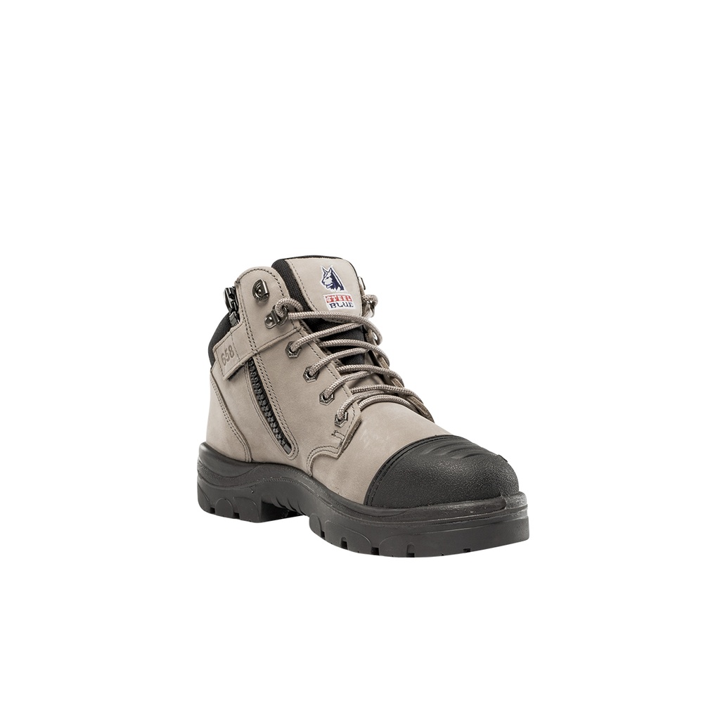 312658 | Slate - STEEL BLUE Parkes Zip Scuff Safety Boots