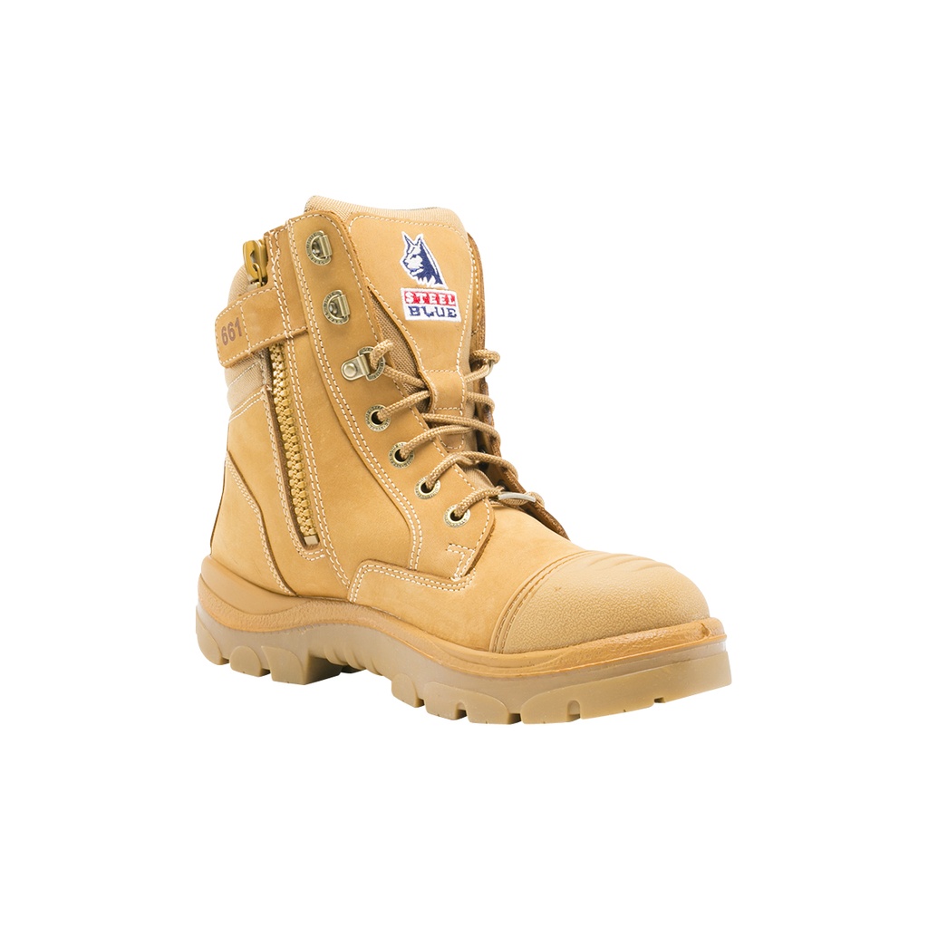 [SB-312661-W04] 312661 - Wheat | STEEL BLUE Southern Cross Zip Safety Boots (4)