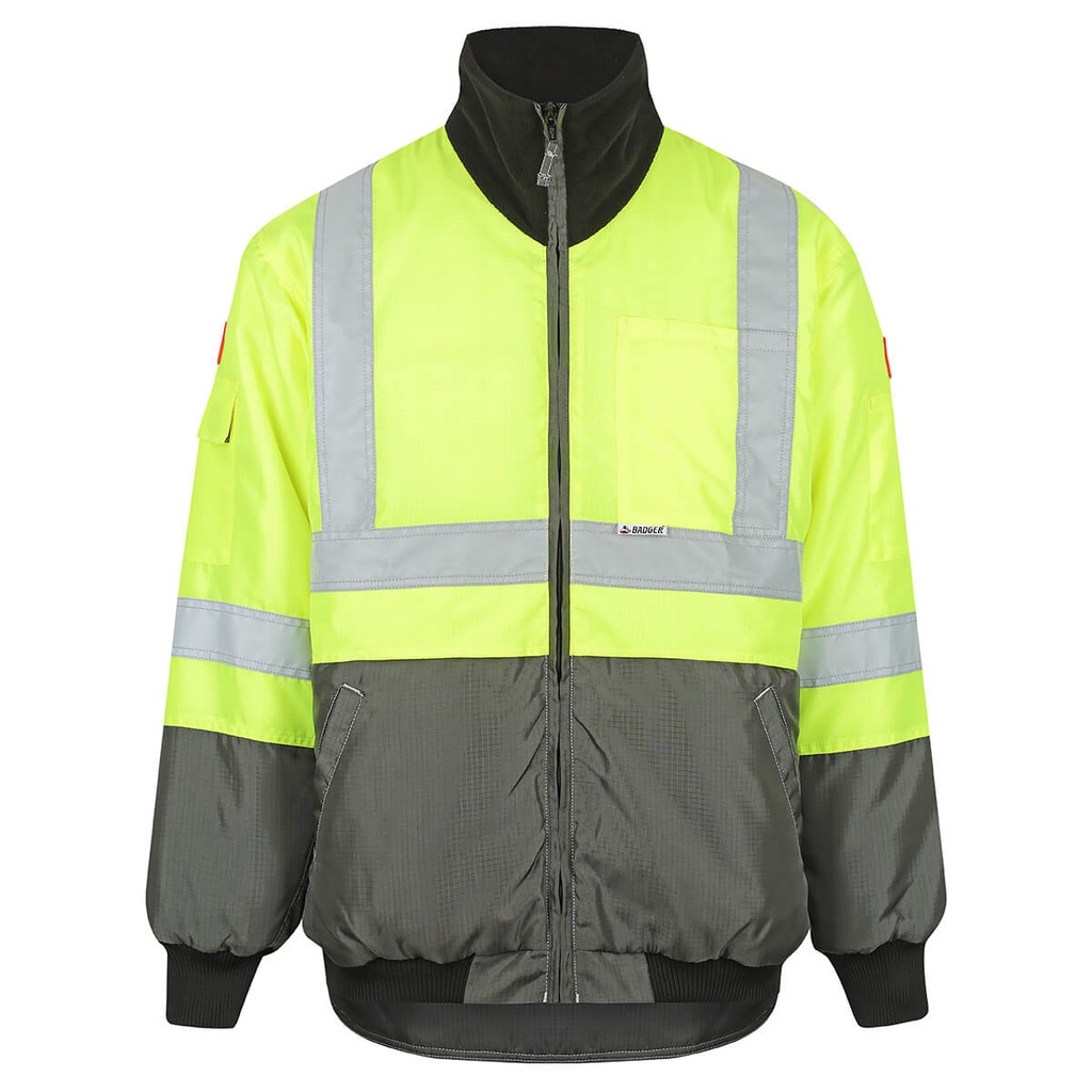 [BGA-X15J-Y/G-S] BADGER X150 Chilla Freezer Taped Jacket (S, Hi-Vis Yellow/Lime)
