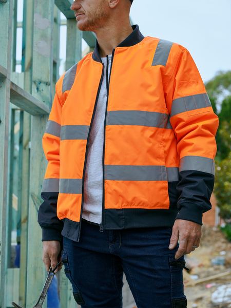 BISLEY BJ6730T Taped Bomber Jacket