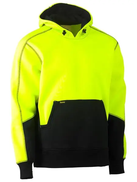 [BW-BK6619Y-XS] BISLEY BK6619 Hoodie Pullover Yellow/Navy (XS)