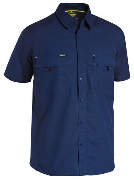 [BW-BS1414N-S] BISLEY BS1414 X Airflow Ripstop Shirt - Navy (S)