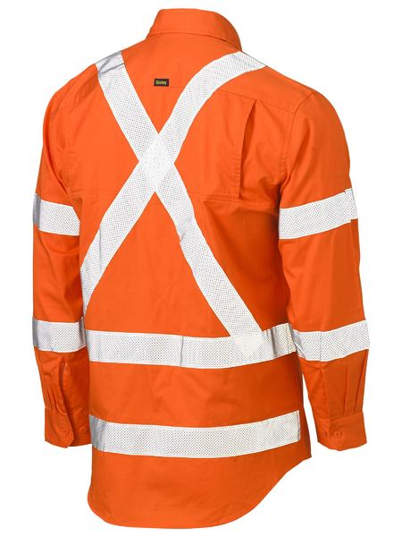 [BW-BS6166XT-XS] BISLEY BS6166XT X-Back Cool Cotton Drill Shirt (XS)