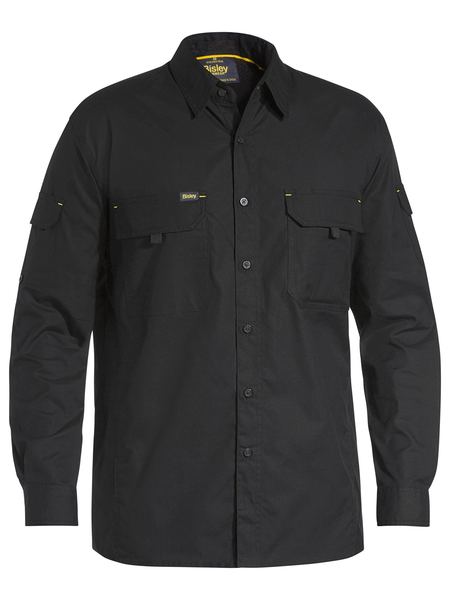 [BW-BS6414-B-S] BISLEY BS6414 X Airflow Ripstop Long Sleeve Shirt (Black, S)