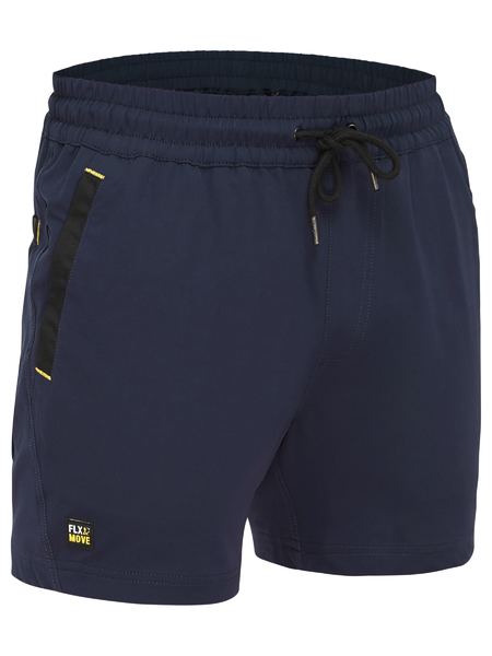 BISLEY BSH1331 FLX & MOVE 4-way Stretch Elastic Waist Shorts