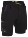 BISLEY BSHC1332 Flx & Move 4-Way stretch zip cargo shorts - Black