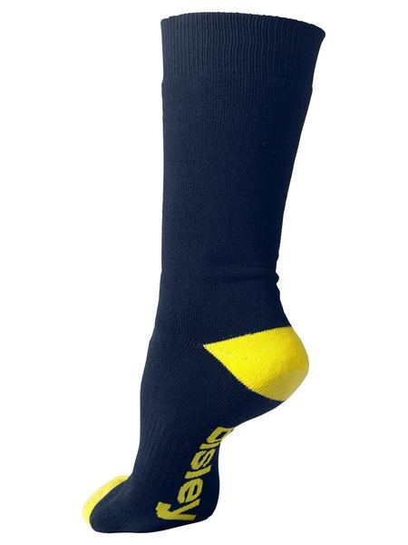 [BW-BSX7210-06] BISLEY Cotton Work Socks - 3 pack (MENS 6-10 / WOMENS 8-11)