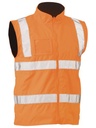 BISLEY BV0364T Taped Hi Vis Rail Wet Weather Vest