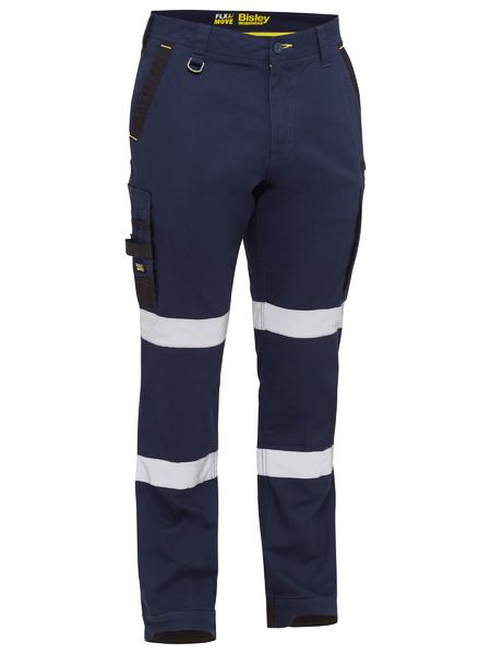 [BW-BPC6331T-072R] BISLEY BPC6331T Biomotion Taped FLX & MOVE Cargo Pants - Navy (72R)