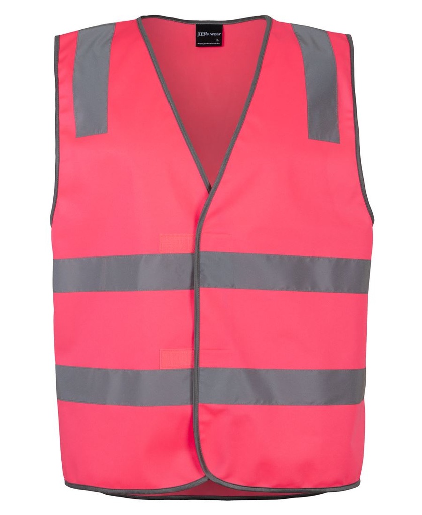 JB's 6DNSV HiVis (D+N) Taped Safety Vest - Pink