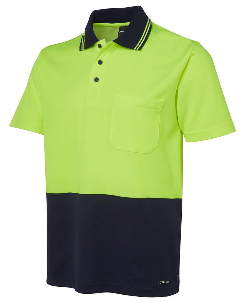 [JBS-6NCCS-YS] JB's 6NCCS HiVis Polo Shirt (S, Yellow-Navy)
