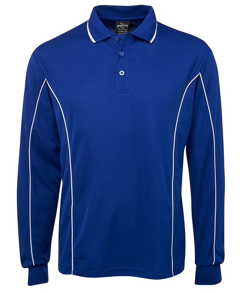 [JBS-7PIPL-S] JB's 7PIPL Long Sleeve Polo Shirt (S)