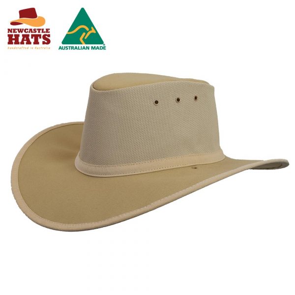 NEWCASTLE Canning Breeze Canvas Hat - Grey