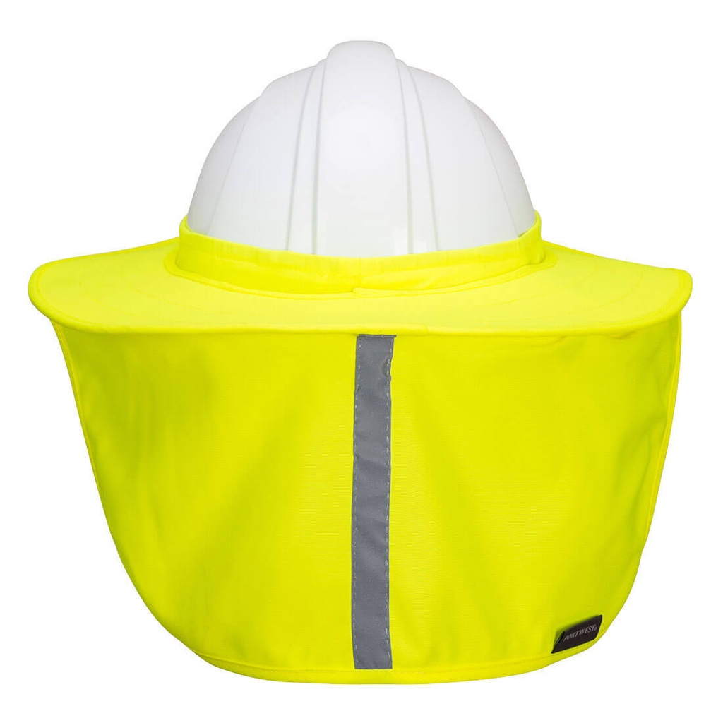 PORTWEST HA21 Hi-Vis Hard Hat Brim with Neck Shade