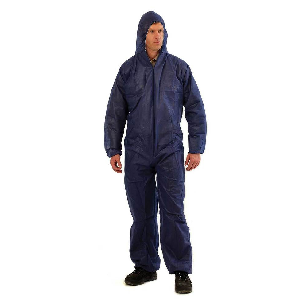 [PC-DOB-M] PROCHOICE DOB Disposable General Purpose Coveralls, Blue (M)