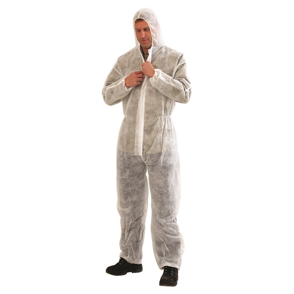 [PC-DOW-M] PROCHOICE DOW Disposable Coveralls White (M)