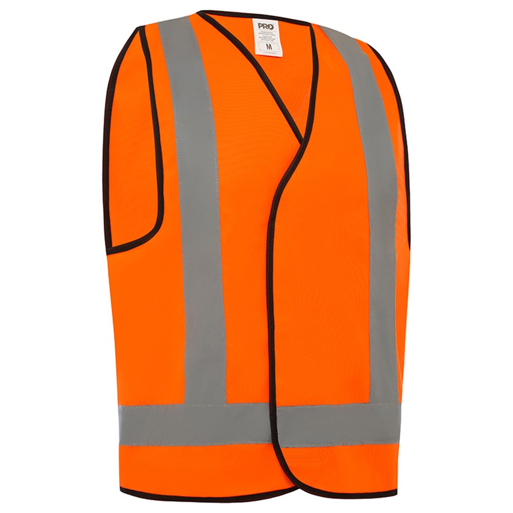 [PC-VDNO-S] PROCHOICE VDNO Taped Safety Vest, Orange (S)