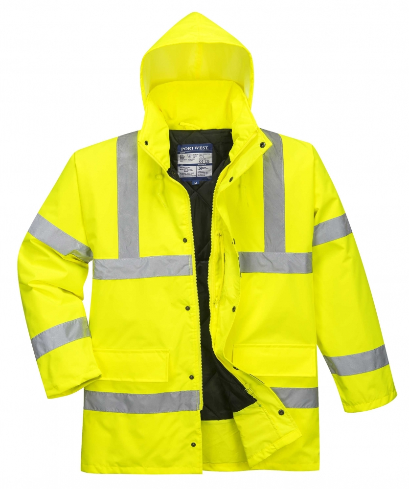 [PW-S460Y-XS] Portwest S460 Yellow Biomotion Traffic Jacket (XS)