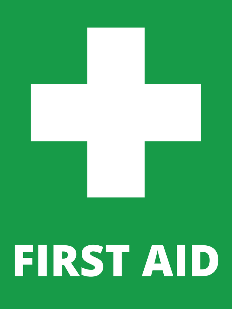 [Sign-3025P-FA] Sign - First Aid (300 x 225 mm, Polypropylene)