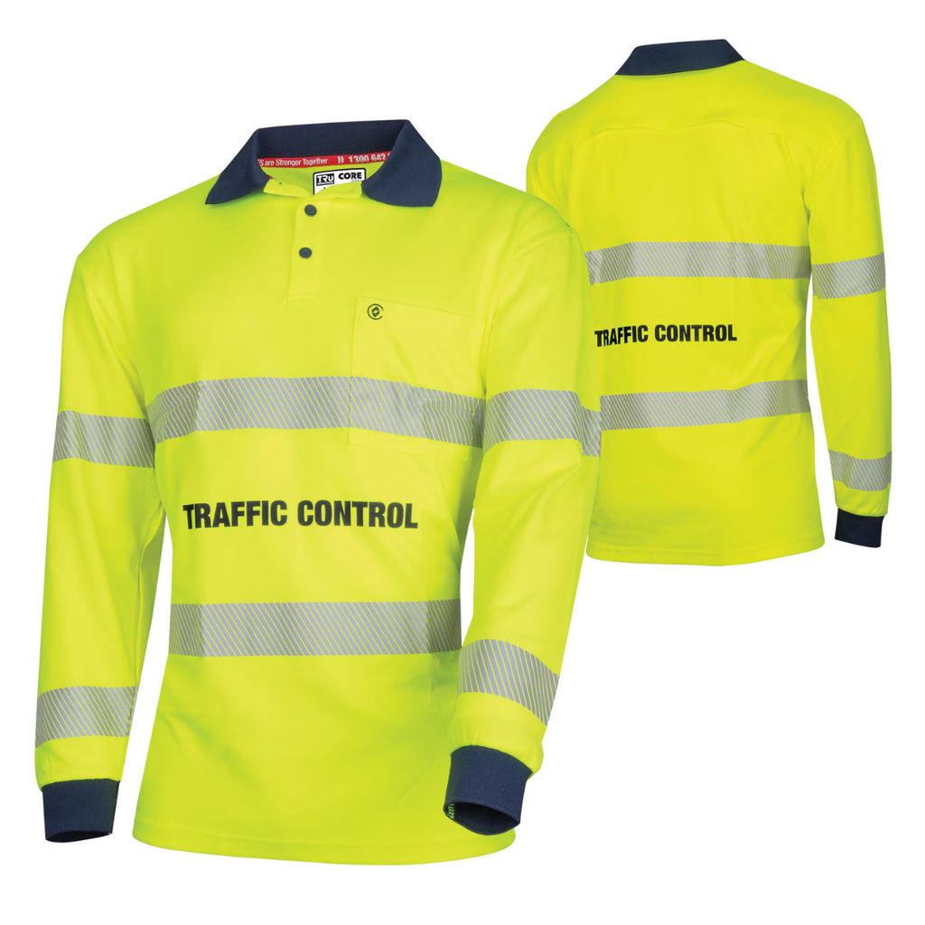 [TRU-CS1865T9-XS] TRU Workwear CS1865T9 Traffic Management Polo (XS)