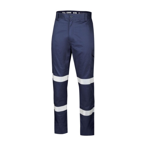 [TRU-CT1080T2-077R] TRU Workwear CT1080T2 Reflective Taped Cargo Pants (77R)