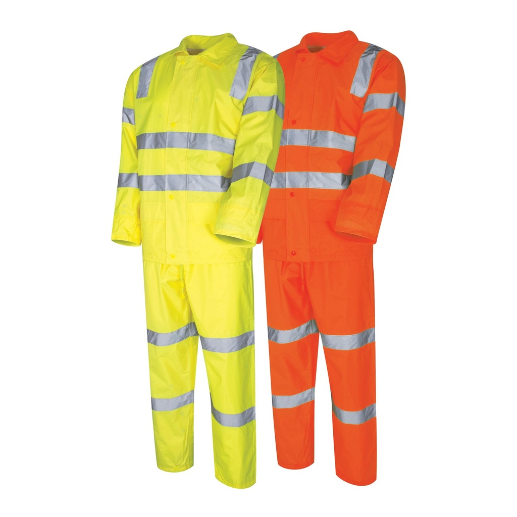 [TRU-TJ1970T9-YS] TRU Workwear TJ1970T9 Biomotion Rain Set (S, Hi-Vis Yellow/Lime)