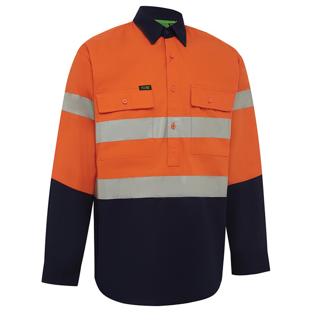 WORKIT 2005 Closed Front Taped Cotton Drill Shirt