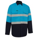 WORKIT 2013SBN Lightweight Taped Shirt Sky Blue/Navy