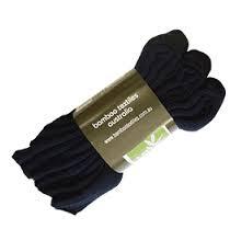 3-Pack BAMBOO Extra Thick Work Socks, Black