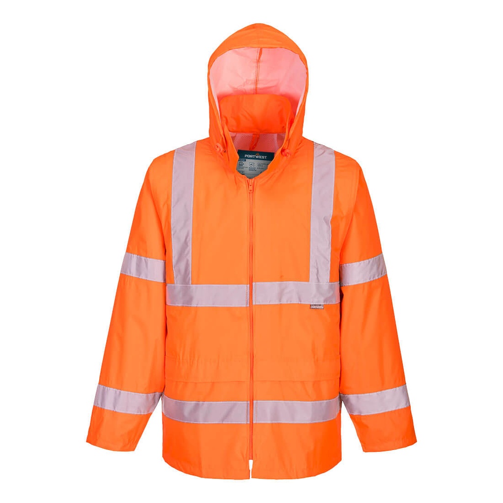[PW-H440-OS] PORTWEST H440 Biomotion Rain Jacket - Orange (S)
