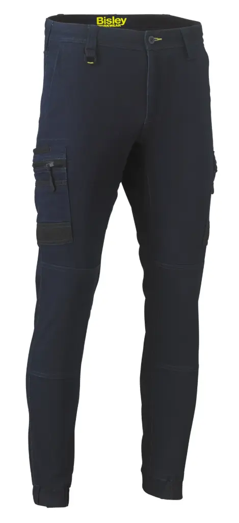 [BW-BPC6335-072R] BISLEY BPC6335 FLX & MOVE Stretch Denim Cargo Cuffed Pants (72R)