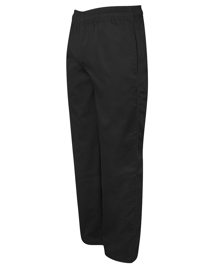 JB's Ladies Elastic Waist Chef Pants - Black 